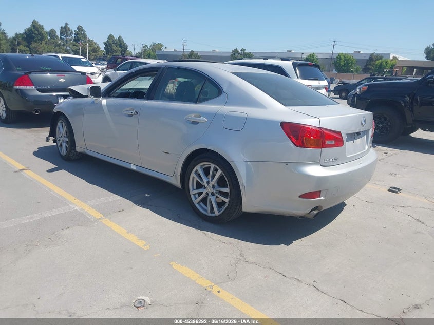 2006 Lexus Is VIN JTHBK262565012713 IAAI salvage auction — FRONT END, Salvage (California), sold $175 on 2026-07-13 (photo 3)