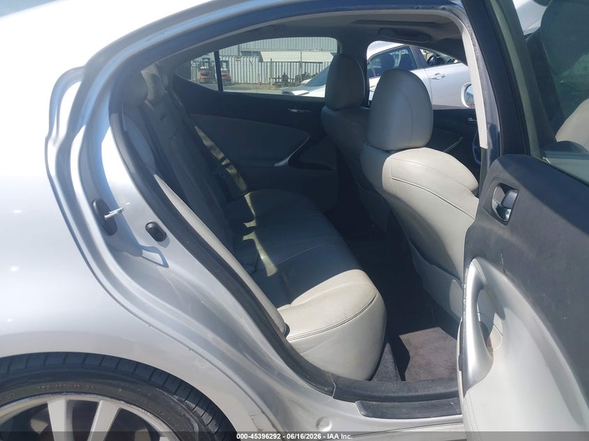 2006 Lexus Is VIN JTHBK262565012713 IAAI salvage auction — FRONT END, Salvage (California), sold $175 on 2026-07-13 (photo 8)