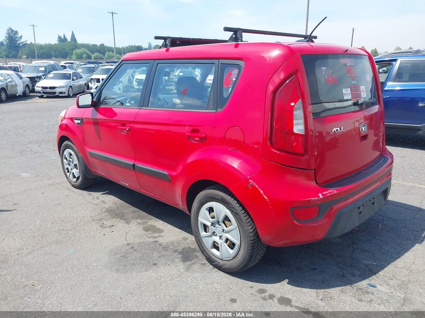 2013 Kia Soul VIN KNDJT2A58D7553008 IAAI salvage auction — NORMAL WEAR, Clear-Dealer Only (Oregon), sold $625 on 2026-07-09 (photo 3)
