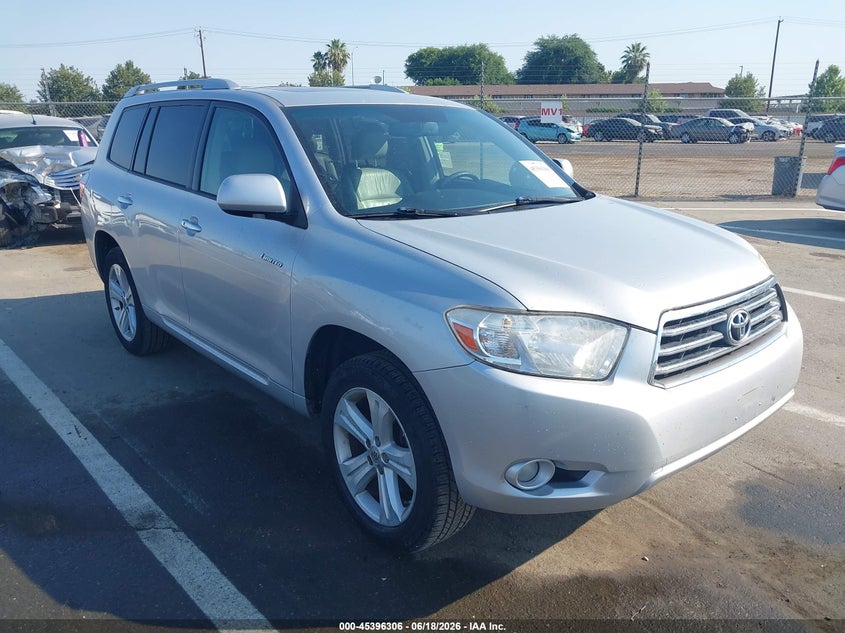 2009 Toyota Highlander VIN JTEDS42A492087195 IAAI salvage auction — REAR END, Salvage (California), sold $3,100 on 2026-07-14 (photo 1)