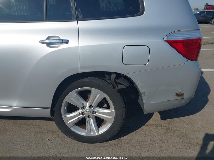2009 Toyota Highlander VIN JTEDS42A492087195 IAAI salvage auction — REAR END, Salvage (California), sold $3,100 on 2026-07-14 (photo 6)