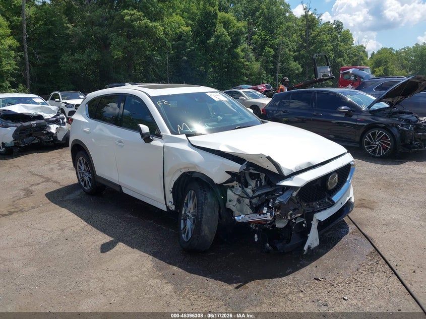 2021 Mazda Cx-5 VIN JM3KFBEY7M0378055 IAAI salvage auction — FRONT END, Salvage Title, sold $5,900 on 2026-07-29 (photo 1)