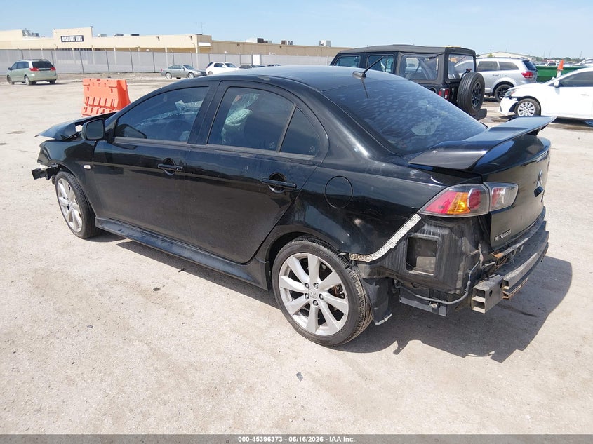 2014 Mitsubishi Lancer VIN JA32U8FW7EU022924 IAAI salvage auction — RIGHT FRONT, Salvage (Kansas), sold $450 on 2026-07-24 (photo 3)