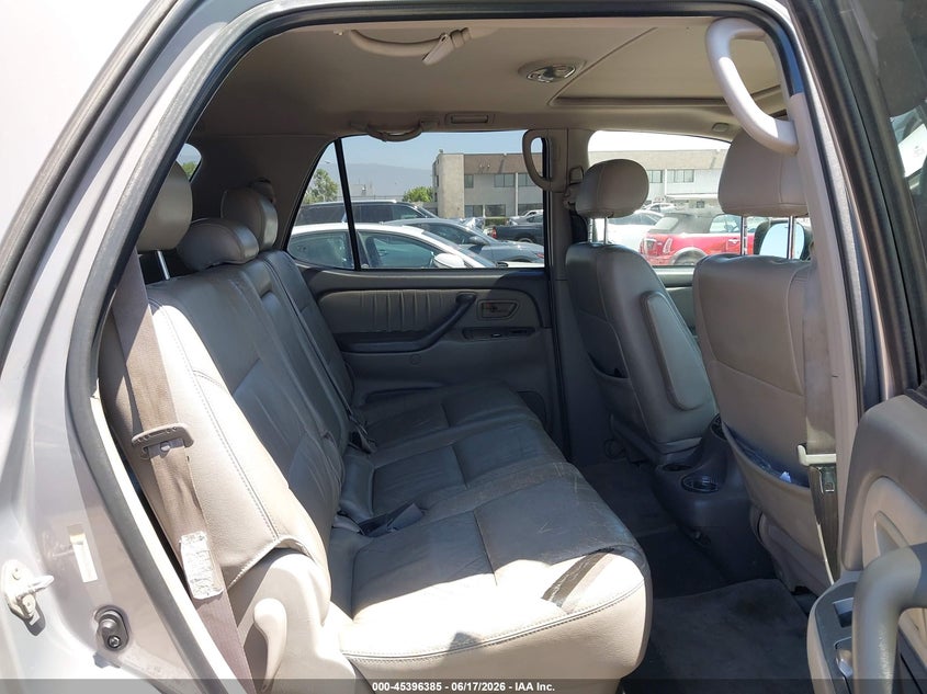 2001 Toyota Sequoia VIN 5TDZT38A71S049580 IAAI salvage auction — LEFT SIDE, Salvage (California), sold $925 on 2026-07-07 (photo 8)