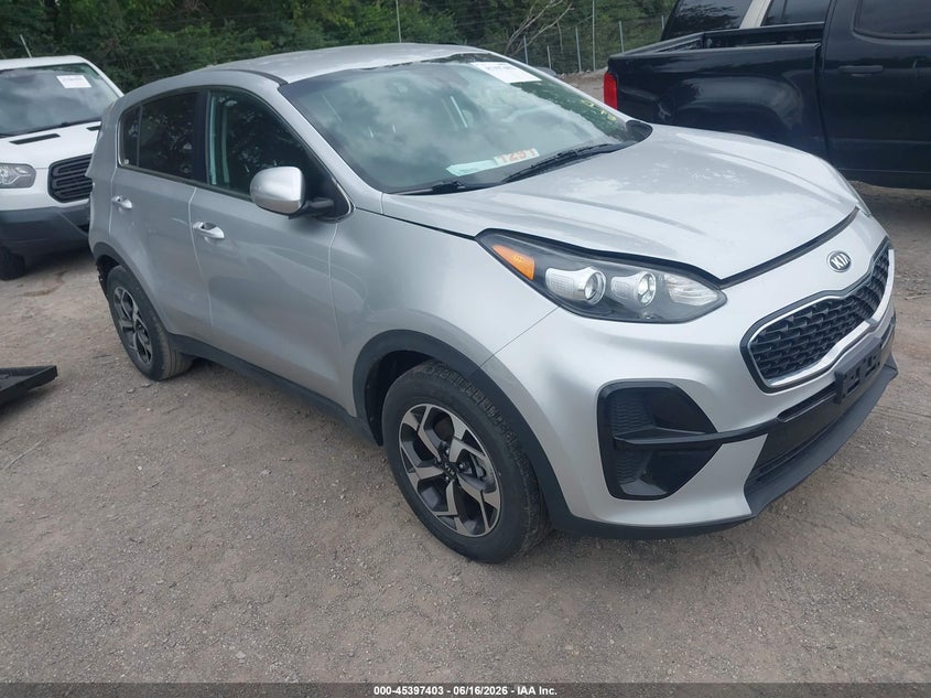 2021 Kia Sportage VIN KNDPM3AC8M7931288 IAAI salvage auction — REAR END, Salvage (Indiana), sold $3,850 on 2026-07-09 (photo 1)