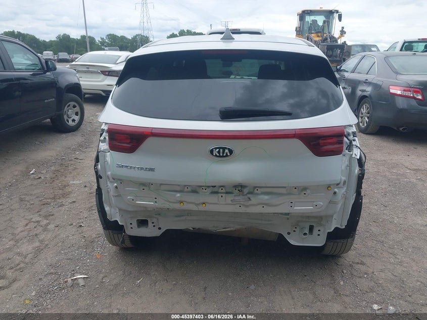 2021 Kia Sportage VIN KNDPM3AC8M7931288 IAAI salvage auction — REAR END, Salvage (Indiana), sold $3,850 on 2026-07-09 (photo 6)