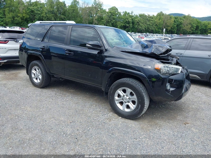 2018 Toyota 4runner VIN JTEBU5JR3J5554253 IAAI salvage auction — FRONT END, Salvage Title, sold $8,100 on 2026-07-21 (photo 1)
