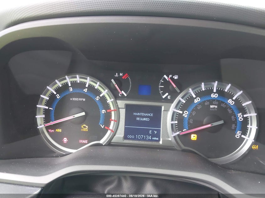 2018 Toyota 4runner VIN JTEBU5JR3J5554253 IAAI salvage auction — FRONT END, Salvage Title, sold $8,100 on 2026-07-21 (photo 7)