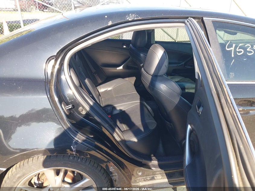 2010 Lexus Is 250 VIN JTHBF5C23A5114093 IAAI salvage auction — FRONT END, Clear (Virginia), sold $1,175 on 2026-07-14 (photo 8)