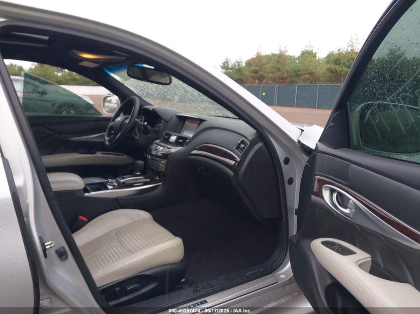 2013 Infiniti M VIN JN1BY1ARXDM604628 IAAI salvage auction — FRONT END, Clear (Indiana), sold $525 on 2026-07-28 (photo 5)