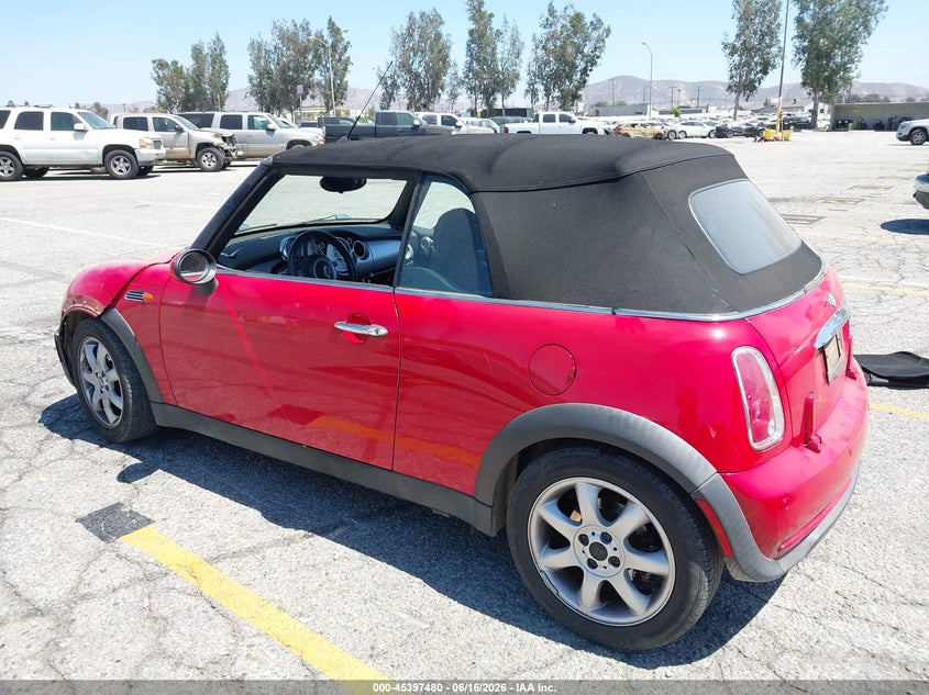 2008 Mini Cooper VIN WMWRF33538TG17983 IAAI salvage auction — FRONT END, Salvage (California), sold $50 on 2026-07-21 (photo 3)