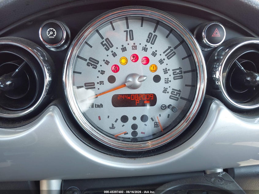 2008 Mini Cooper VIN WMWRF33538TG17983 IAAI salvage auction — FRONT END, Salvage (California), sold $50 on 2026-07-21 (photo 7)