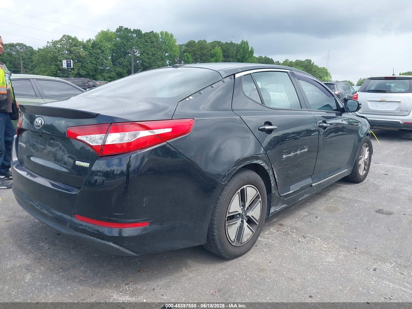 2013 Kia Optima hybrid VIN KNAGM4AD4D5061367 IAAI salvage auction — NORMAL WEAR, Repossession Paperwork (Georgia), sold $525 on 2026-07-22 (photo 4)