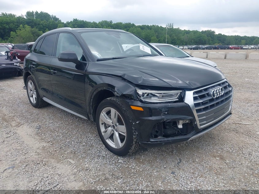 2018 Audi Q5 VIN WA1ANAFY3J2001071 IAAI salvage auction — RIGHT FRONT, Salvage (Ohio), sold $5,900 on 2026-07-29 (photo 1)