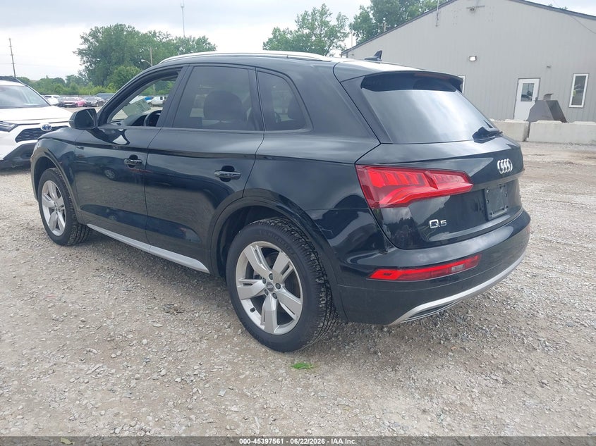 2018 Audi Q5 VIN WA1ANAFY3J2001071 IAAI salvage auction — RIGHT FRONT, Salvage (Ohio), sold $5,900 on 2026-07-29 (photo 3)