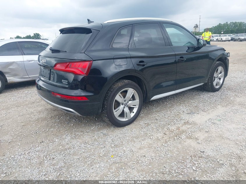 2018 Audi Q5 VIN WA1ANAFY3J2001071 IAAI salvage auction — RIGHT FRONT, Salvage (Ohio), sold $5,900 on 2026-07-29 (photo 4)