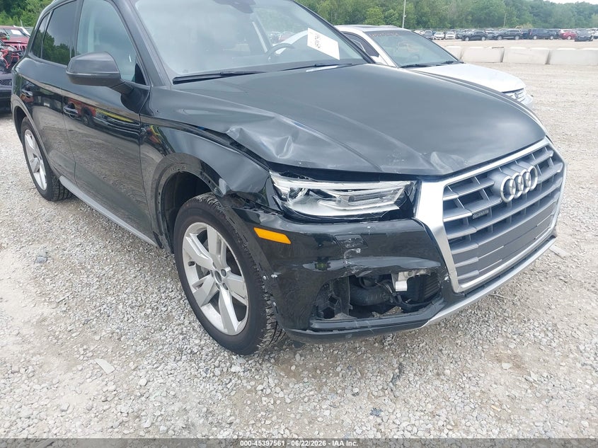 2018 Audi Q5 VIN WA1ANAFY3J2001071 IAAI salvage auction — RIGHT FRONT, Salvage (Ohio), sold $5,900 on 2026-07-29 (photo 6)
