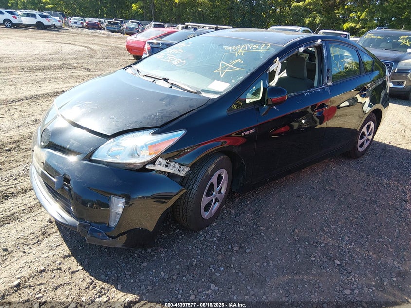 2014 Toyota Prius VIN JTDKN3DU7E0371902 IAAI salvage auction — FRONT END, Salvage Title, sold $50 on 2026-07-21 (photo 2)