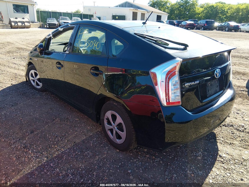 2014 Toyota Prius VIN JTDKN3DU7E0371902 IAAI salvage auction — FRONT END, Salvage Title, sold $50 on 2026-07-21 (photo 3)