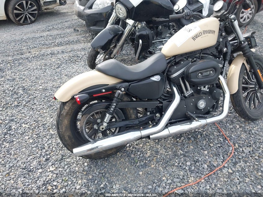 2015 Harley-davidson Iron VIN 1HD4LE216FC436711 IAAI salvage auction — REAR END, Clear (Virginia), sold $1,400 on 2026-07-22 (photo 4)