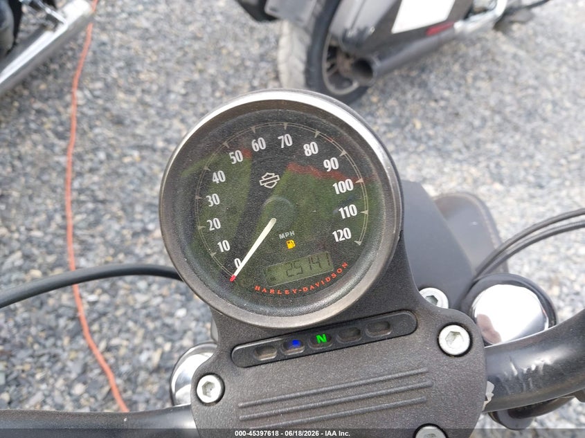 2015 Harley-davidson Iron VIN 1HD4LE216FC436711 IAAI salvage auction — REAR END, Clear (Virginia), sold $1,400 on 2026-07-22 (photo 7)