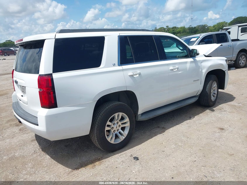 2019 Chevrolet Tahoe VIN 1GNSCBKC2KR285552 IAAI salvage auction — LEFT FRONT, Rebuildable (Florida), sold $4,450 on 2026-07-18 (photo 4)