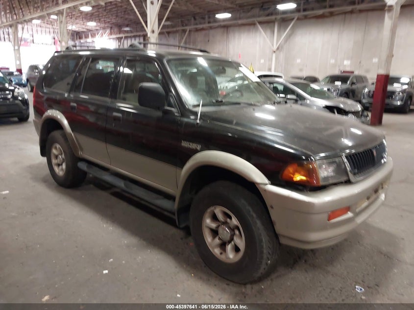 1999 Mitsubishi Montero VIN JA4MT31H3XP011830 IAAI salvage auction — NORMAL WEAR, Clear-Dealer Only (Oregon), sold $550 on 2026-07-09 (photo 1)