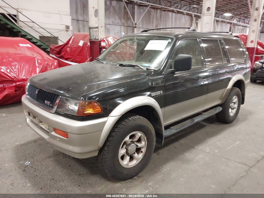 1999 Mitsubishi Montero VIN JA4MT31H3XP011830 IAAI salvage auction — NORMAL WEAR, Clear-Dealer Only (Oregon), sold $550 on 2026-07-09 (photo 2)