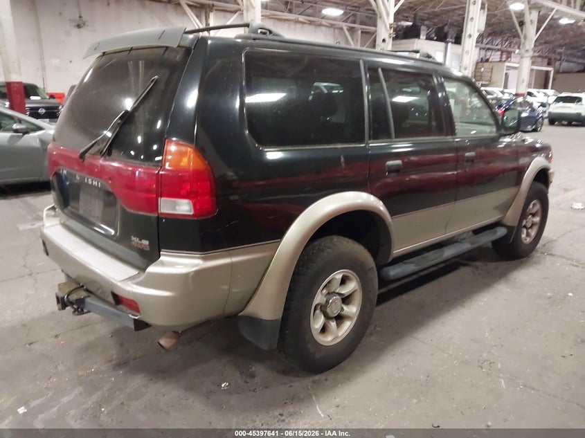 1999 Mitsubishi Montero VIN JA4MT31H3XP011830 IAAI salvage auction — NORMAL WEAR, Clear-Dealer Only (Oregon), sold $550 on 2026-07-09 (photo 4)