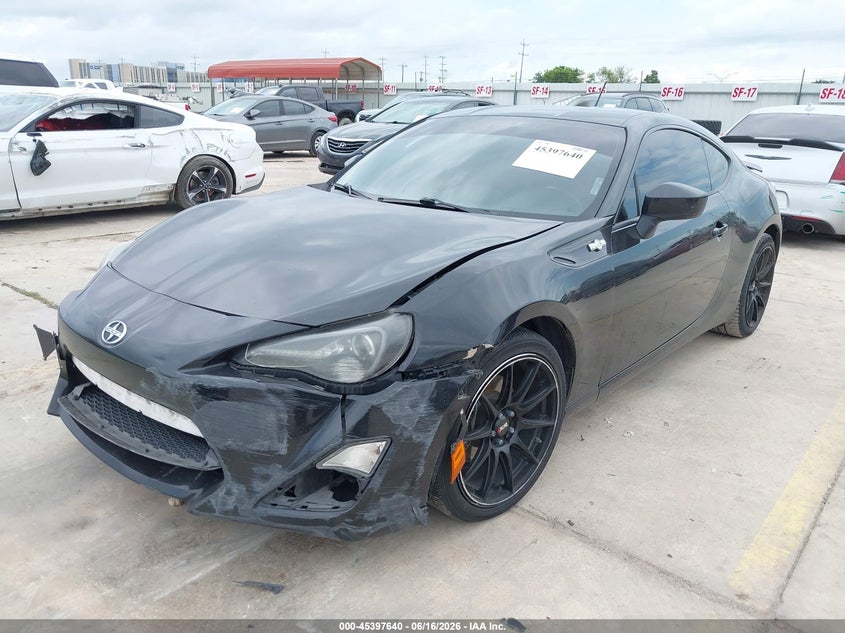 2013 Scion Fr-s VIN JF1ZNAA1XD1718893 IAAI salvage auction — FRONT END, Original (Texas), sold $4,600 on 2026-08-31 (photo 2)