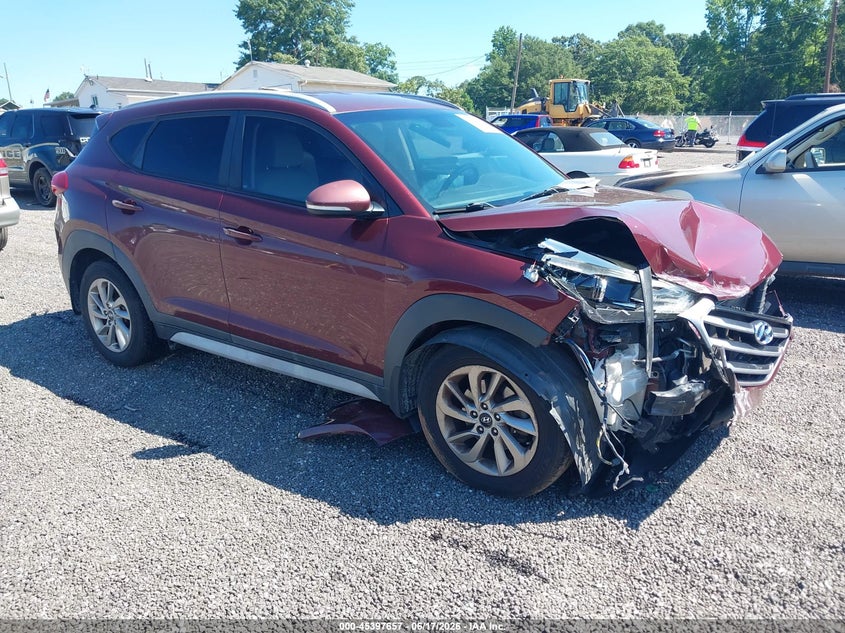 2017 Hyundai Tucson VIN KM8J33A46HU512988 IAAI salvage auction — FRONT END, Salvage (South Carolina), sold $1,500 on 2026-07-28 (photo 1)