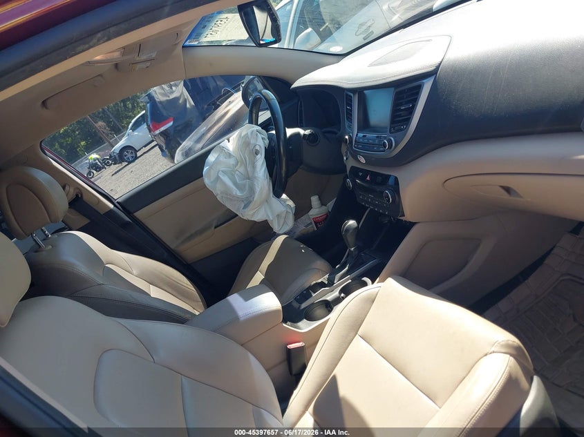2017 Hyundai Tucson VIN KM8J33A46HU512988 IAAI salvage auction — FRONT END, Salvage (South Carolina), sold $1,500 on 2026-07-28 (photo 5)