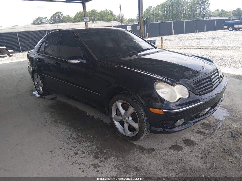 2006 Mercedes-benz C class VIN WDBRF52H46A911326 IAAI salvage auction — LEFT SIDE, Repossession Paperwork (Georgia), sold $25 on 2026-07-29 (photo 1)