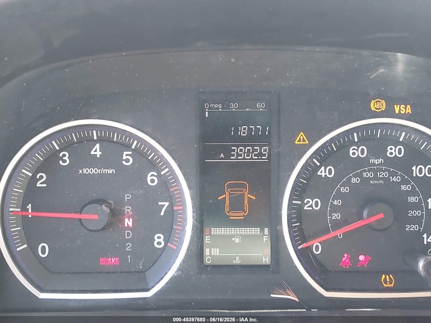 2007 Honda Cr-v VIN JHLRE38357C017834 IAAI salvage auction — REAR END, Salvage (Arizona), sold $1,000 on 2026-07-14 (photo 7)