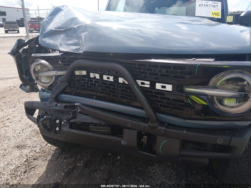 2024 Ford Bronco VIN 1FMEE2BP7RLB51938 IAAI salvage auction — RIGHT FRONT, Clear (South Carolina), sold $17,800 on 2026-07-30 (photo 6)