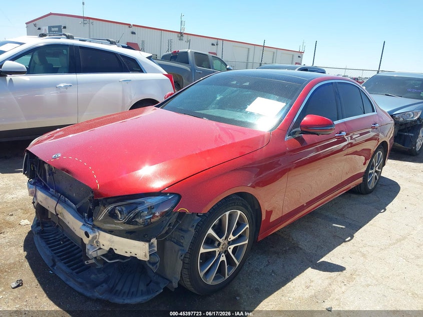 2019 Mercedes-benz E-klasse VIN WDDZF6JB4KA596404 IAAI salvage auction — FRONT END, Original (Texas), sold $10,700 on 2026-07-29 (photo 2)