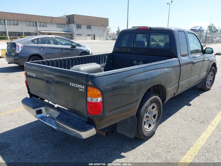 2004 Toyota Tacoma VIN 5TEVL52N64Z337636 IAAI salvage auction — FRONT & REAR, Salvage (California), sold $2,650 on 2026-07-07 (photo 4)