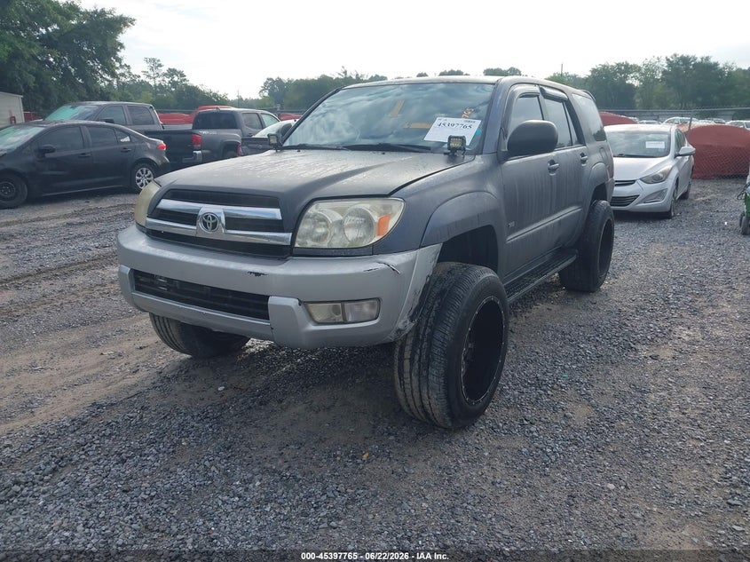 2005 Toyota 4runner VIN JTEZU14R750047474 IAAI salvage auction — NORMAL WEAR, Clear (Florida), sold $2,450 on 2026-07-09 (photo 2)