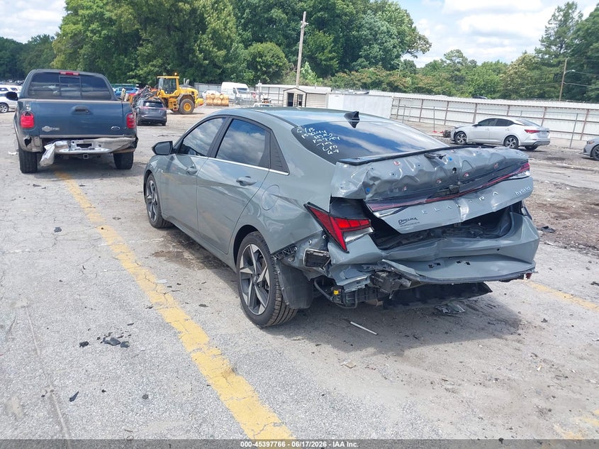 2022 Hyundai VIN KMHLN4AJ4NU029784 IAAI salvage auction — REAR END, Salvage (Georgia), sold $4,050 on 2026-07-29 (photo 3)