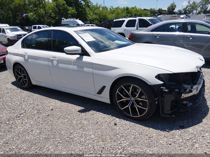 2021 BMW VIN WBA53BH02MWX09395 IAAI salvage auction — FRONT END, Salvage (Tennessee), sold $19,850 on 2026-07-09 (photo 1)