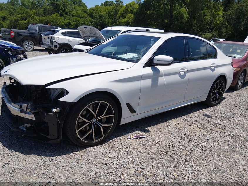2021 BMW VIN WBA53BH02MWX09395 IAAI salvage auction — FRONT END, Salvage (Tennessee), sold $19,850 on 2026-07-09 (photo 2)