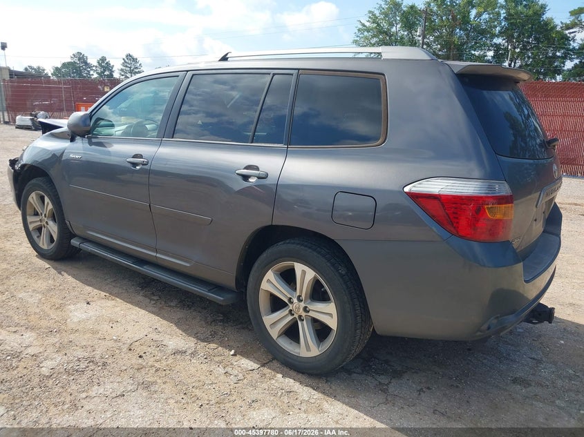 2010 Toyota Highlander VIN 5TDEK3EH0AS001146 IAAI salvage auction — FRONT END, Salvage (Texas), sold $2,025 on 2026-07-30 (photo 3)
