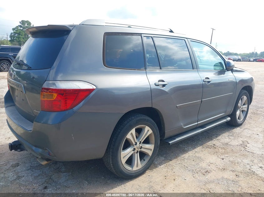 2010 Toyota Highlander VIN 5TDEK3EH0AS001146 IAAI salvage auction — FRONT END, Salvage (Texas), sold $2,025 on 2026-07-30 (photo 4)