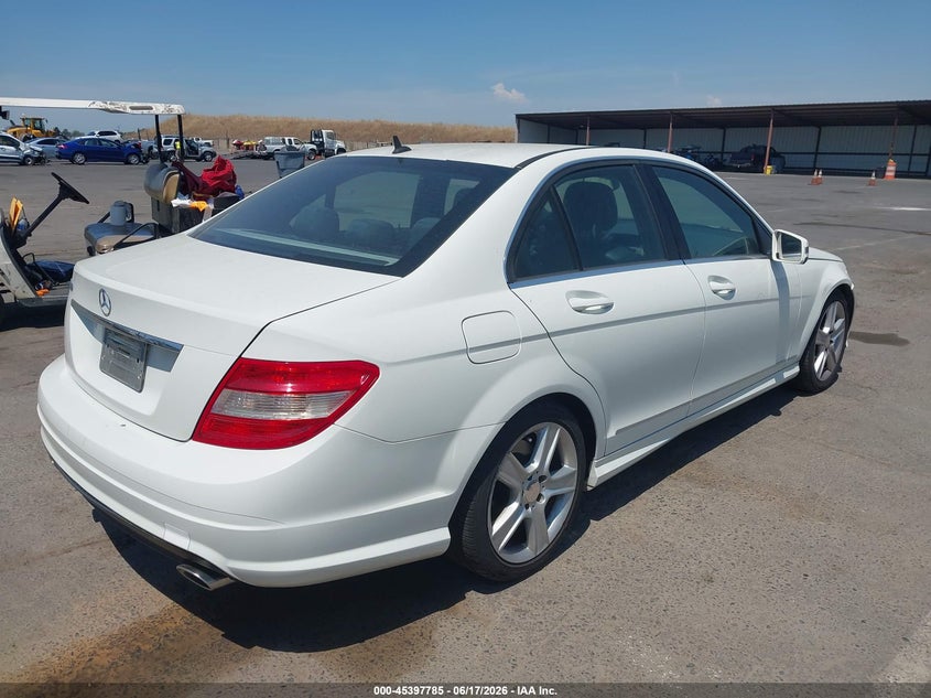 2010 Mercedes-benz C-klasse VIN WDDGF5EB5AR090642 IAAI salvage auction — LEFT FRONT, Salvage (California), sold $450 on 2026-07-11 (photo 4)