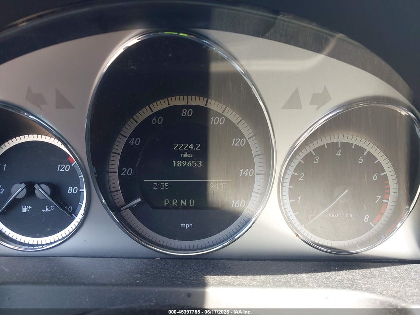 2010 Mercedes-benz C-klasse VIN WDDGF5EB5AR090642 IAAI salvage auction — LEFT FRONT, Salvage (California), sold $450 on 2026-07-11 (photo 7)
