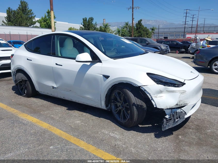 2024 Tesla Model y VIN 7SAYGAEE2RF111773 IAAI salvage auction — FRONT END, Salvage (California), sold $11,600 on 2026-07-13 (photo 1)