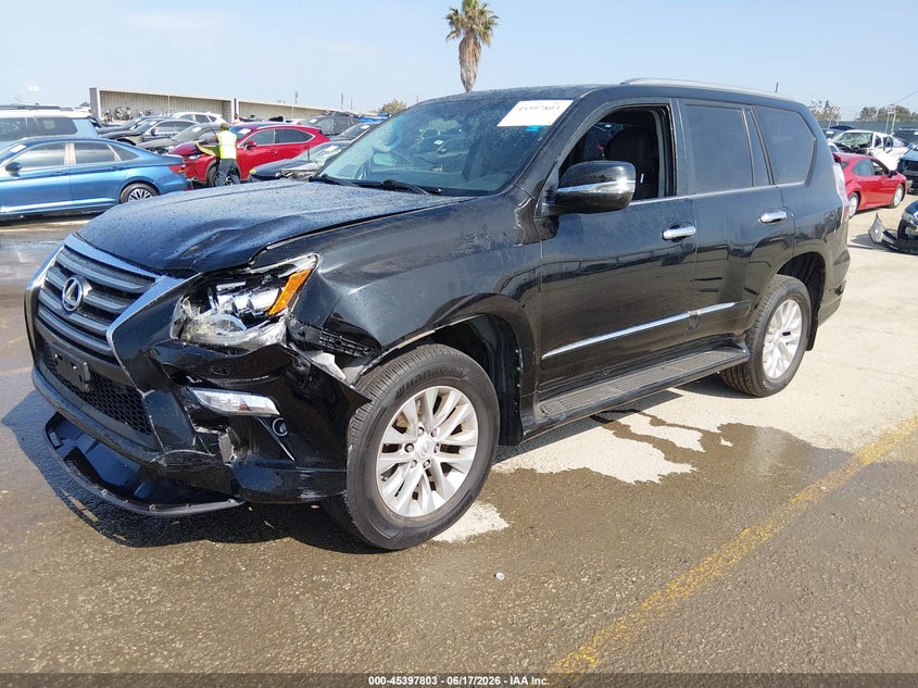 2015 Lexus Gx VIN JTJBM7FX3F5106820 IAAI salvage auction — LEFT FRONT, Salvage (California), sold $10,300 on 2026-07-22 (photo 2)