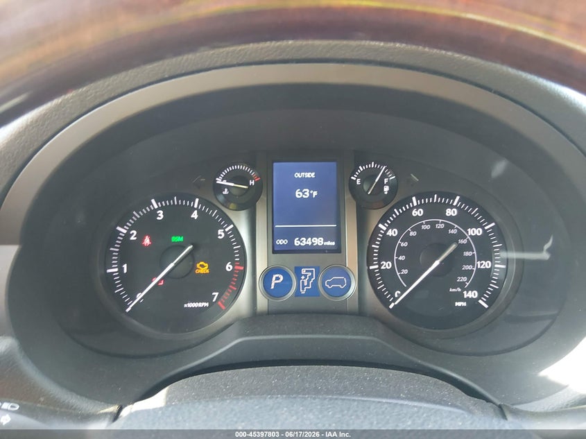 2015 Lexus Gx VIN JTJBM7FX3F5106820 IAAI salvage auction — LEFT FRONT, Salvage (California), sold $10,300 on 2026-07-22 (photo 7)