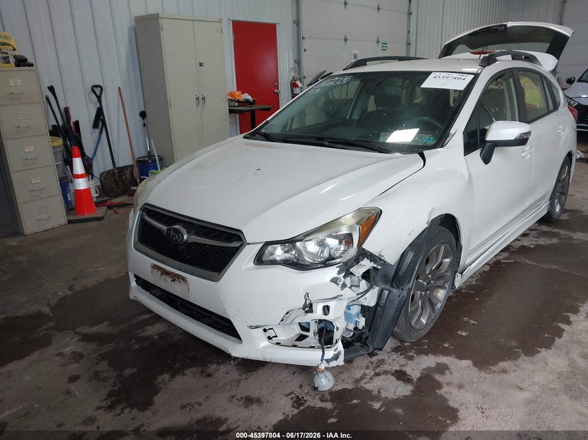 2016 Subaru Impreza VIN JF1GPAP61G8218735 IAAI salvage auction — FRONT END, Salvage (Minnesota), sold $1,850 on 2026-07-29 (photo 6)