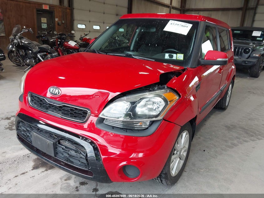 2013 Kia Soul VIN KNDJT2A64D7619627 IAAI salvage auction — LEFT FRONT, Mv-907A (New York), sold $700 on 2026-07-15 (photo 6)